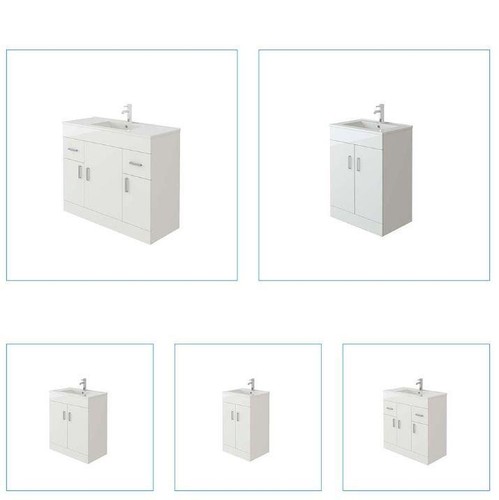 Cabinet vanity unit sink - cabinet, basin