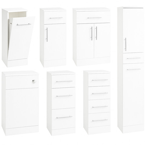 Gloss white bathroom - gloss,