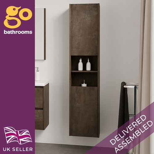 Brown bathroom storage - bathroom, unit