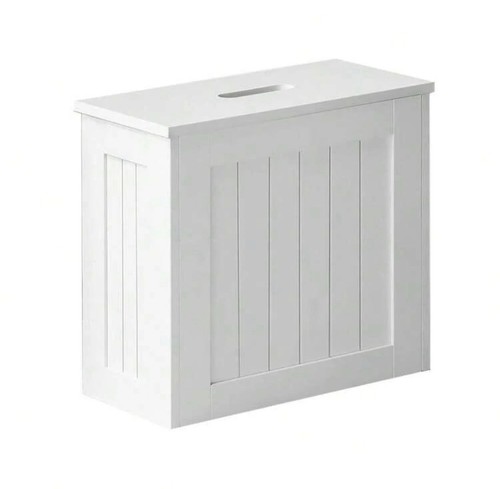 White bathroom storage unit - storage,