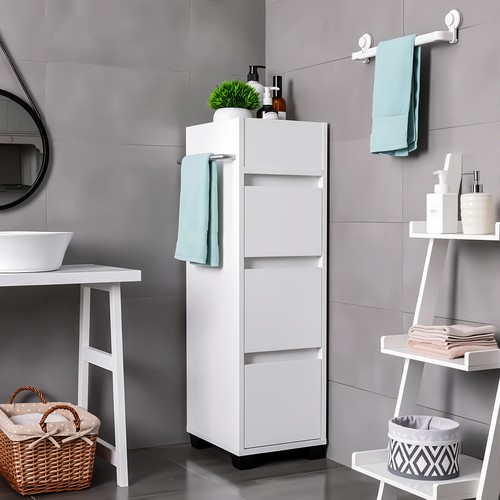 Narrow bathroom cabinet with - bathroom,