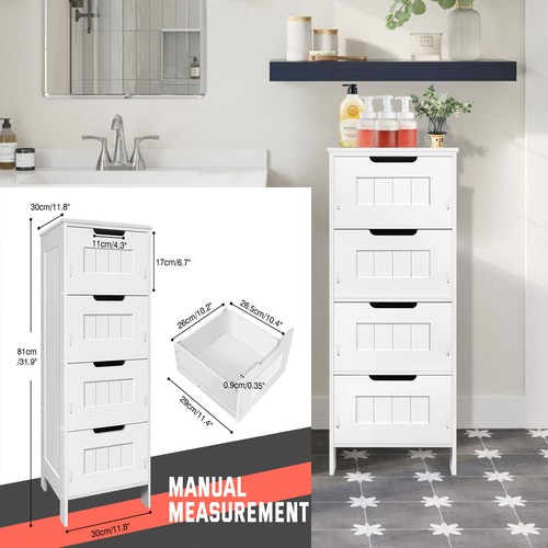Bathroom storage unit white - storage,