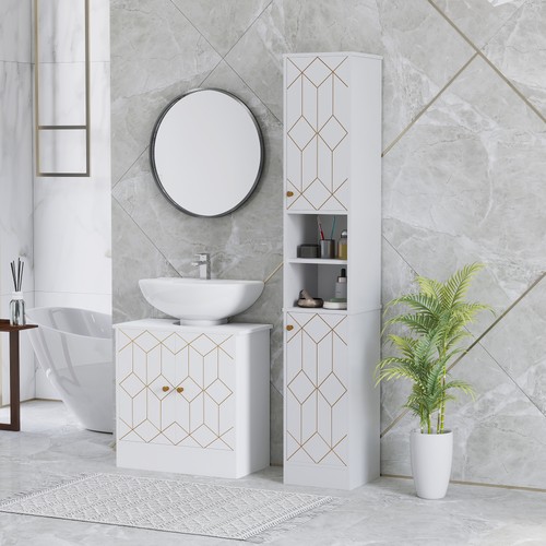 Tall bathroom storage cabinet - bathroom,
