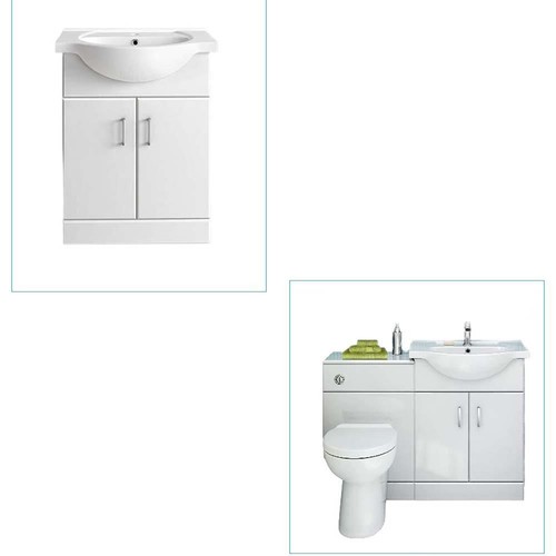 Cabinet vanity unit sink basin - cabinet,