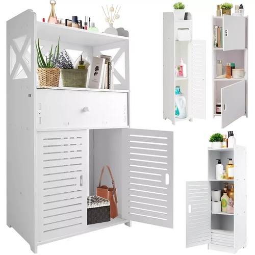 White waterproof bathroom - white,