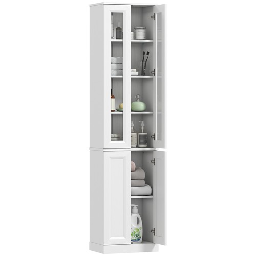 Homcom tall bathroom storage - tall,