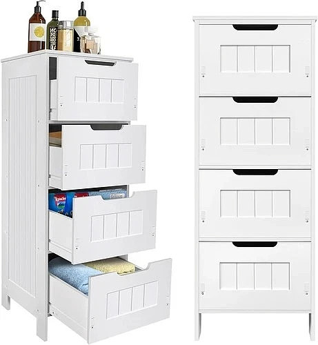 Bathroom drawers white 4 - bathroom,