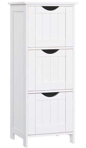 White bathroom cabinet - bathroom,